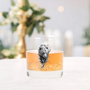 Bear Whiskey Glass