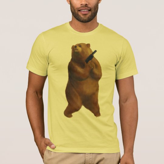 Bear with a Gun Creepin' T-Shirt