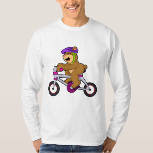 Bear with Bicycle & Helmet T-Shirt
