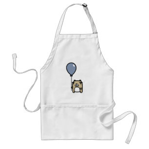 Bear With Blue Balloon Standard Apron