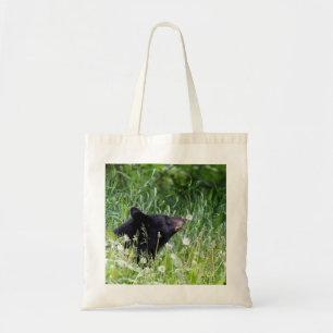 Bear with Dandelions Tote Bag