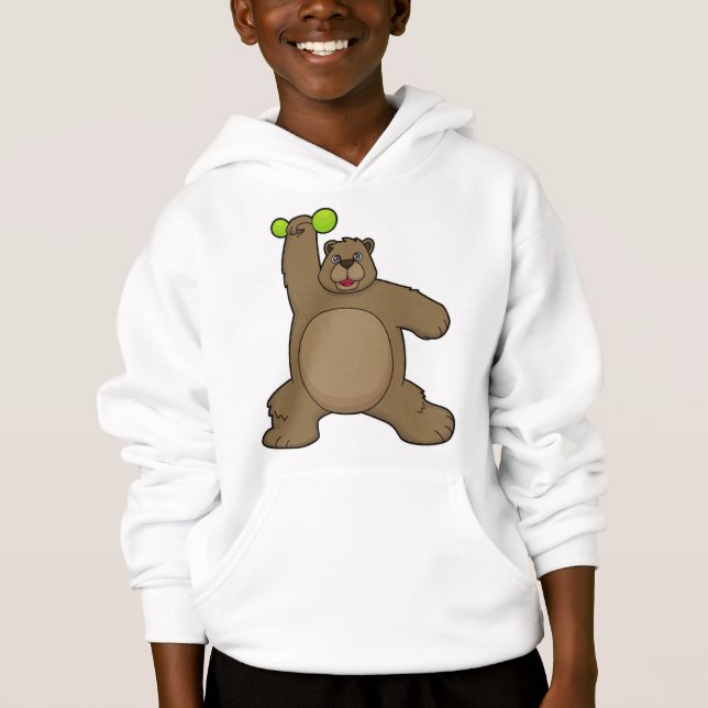 Bear with Dumbbell at Yoga Fitness (Front)