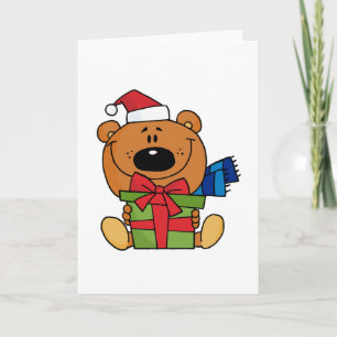 Bear With Gift Holiday Tshirts and Gifts