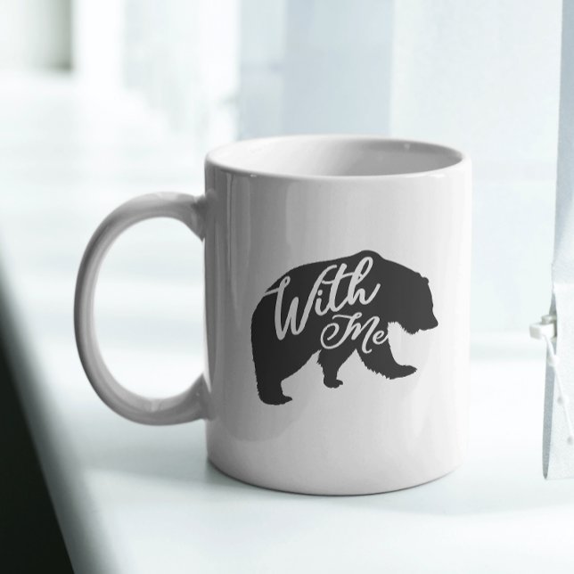 Bear with Me Pun Dad Joke Funny Coffee Mug (Creator Uploaded)