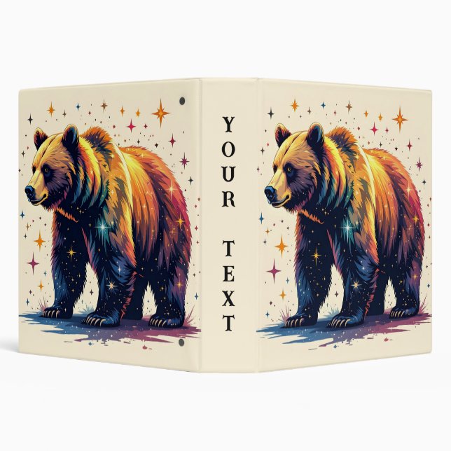 Bear with Stars Binder (Background)