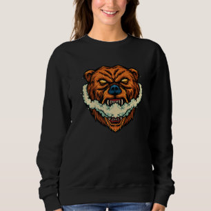 Bear with Vape Cloud  Grizzly Tough Mean Woods Tee