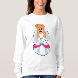 Bear with Wedding dress & Veil Sweatshirt