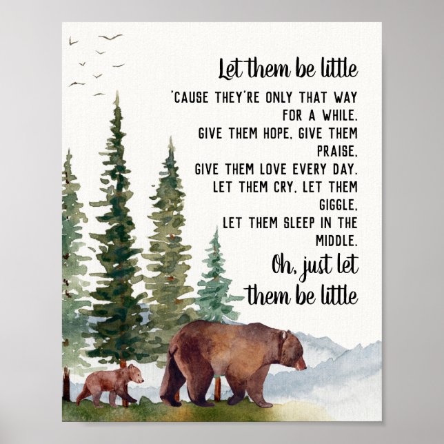 Bear Woodland  Poster (Front)