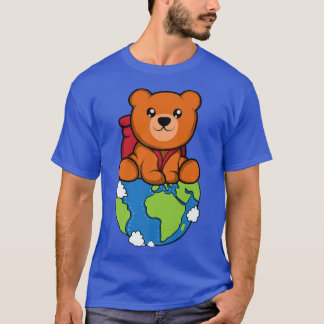 Bear World Backpacker or Traveller Premium  T-Shirt