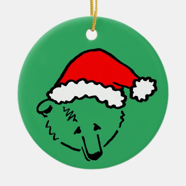 Bear-y Christmas Ornament (Front)