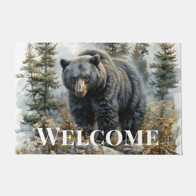 Bear-y Inviting: Welcome to the Wild Doormat (Front)