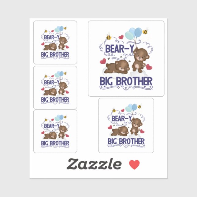 Bear-y Very Big Brother Sibling Pun (Sheet)
