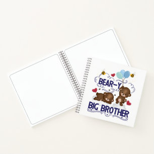 Bear-y Very Big Brother Sibling Pun Notebook