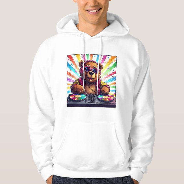 Bearbie DJ Hoodie (Front)