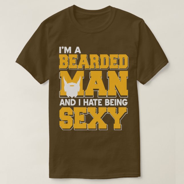 Beard bearded full beard beard beard gift 13 T-Shirt (Design Front)