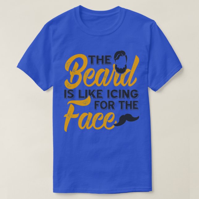 Beard bearded full beard beard beard gift 27 T-Shirt (Design Front)