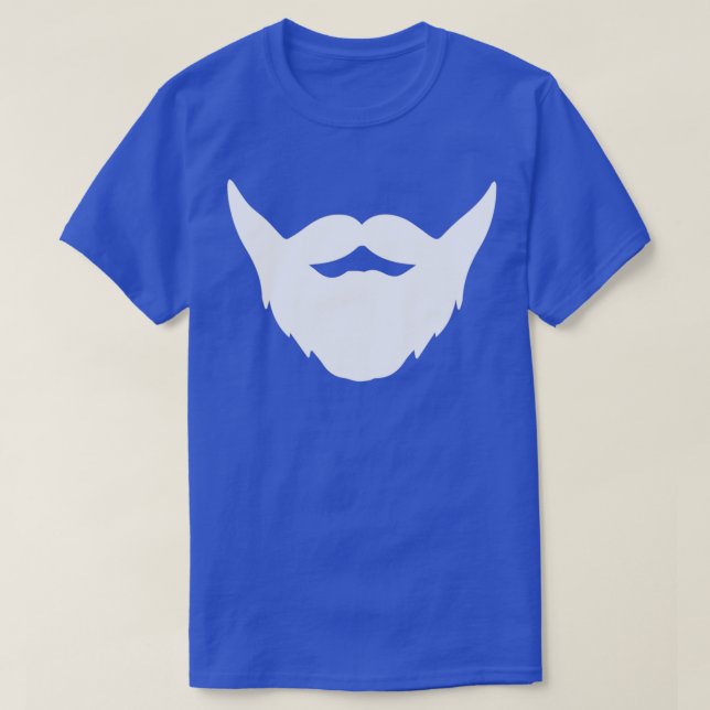 Beard Face Mask Funny Face Mask T-Shirt (Design Front)