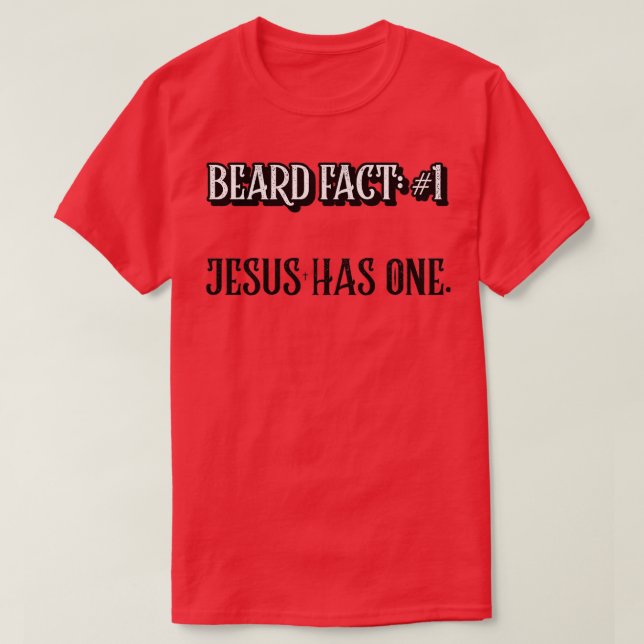 Beard Fact T-Shirt (Design Front)