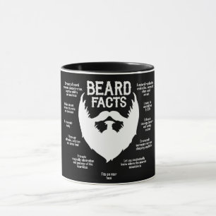 Beard Facts (white) Mug
