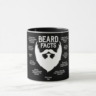 Beard Facts (white) Mug