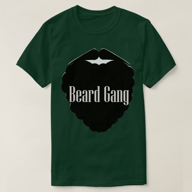 Beard Gang black T-Shirt (Design Front)