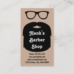 Beard & Glasses Business Card