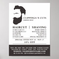 Beard Logo, Men's Barbers Advertising