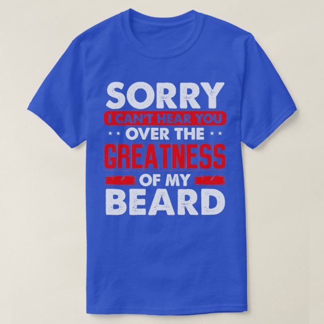 Beard Lover Great Beard T-Shirt (Design Front)