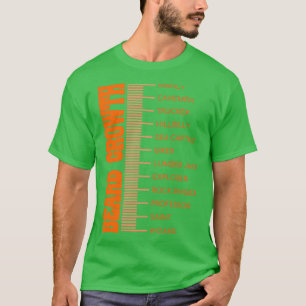 Beard LoverBeard ChartBeard Growth Classic TShirt