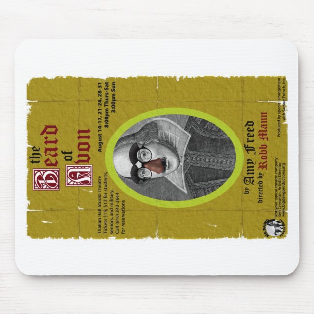 Beard of Avon Mousepad - Customized (Front)