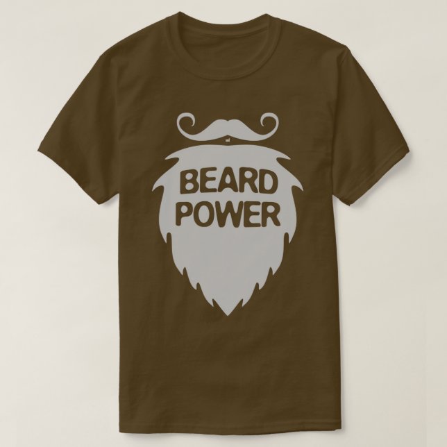 Beard Power 3 T-Shirt (Design Front)