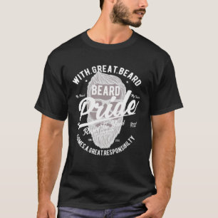 Beard Pride  Vintage Mens Beard Pride T-Shirt