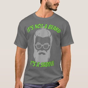 Beard Saddle Funny Bearded Funcle T-Shirt