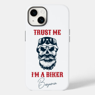 Beard Scull Motorcycle Trust me I'm a bike Case-Mate iPhone 14 Case