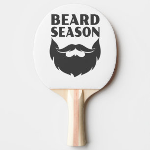 Beard Season Ping Pong Paddle