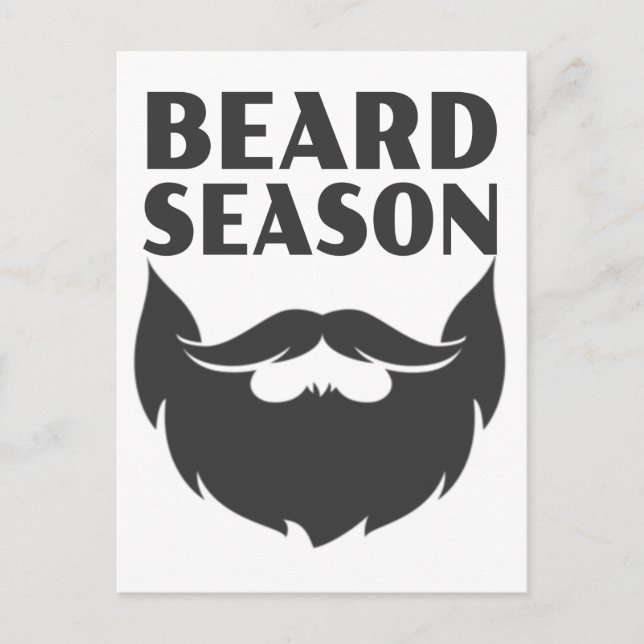 Beard Season Postcard (Front)