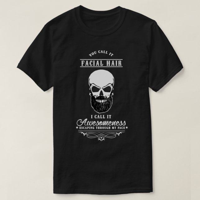 Beard Shirts For Men Funny (Design Front)
