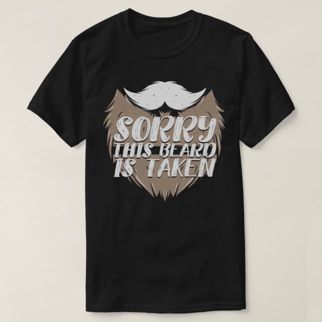 Beard World Beard Day Funny Gift Beard And Mustach T-Shirt (Design Front)