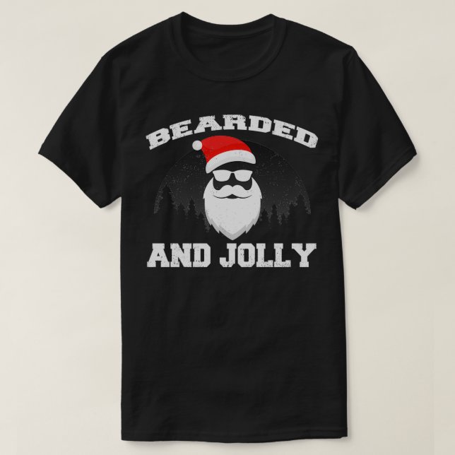 BEARDED AND JOLLY T-Shirt (Design Front)