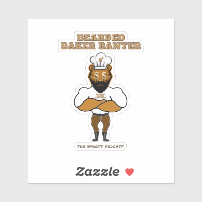 Bearded Baker Banter podcast logo (Sheet)