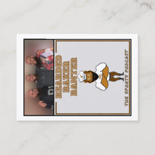 Bearded Baker Banter Trading Cards:  Podcast Logo Calling Card