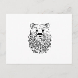 Bearded Bear Product Postcard