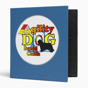 bearded collie agility binder