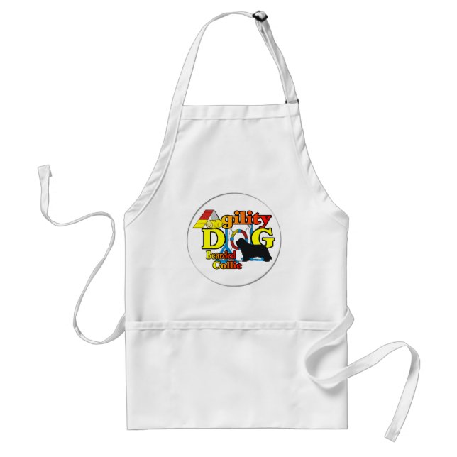 Bearded Collie Agility Gifts Standard Apron (Front)