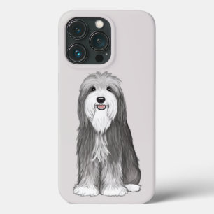 Bearded Collie Cartoon Dog iPhone 13 Pro Case