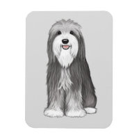Bearded Collie Cartoon Dog