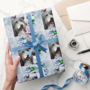 Bearded Collie Christmas Wrapping Paper