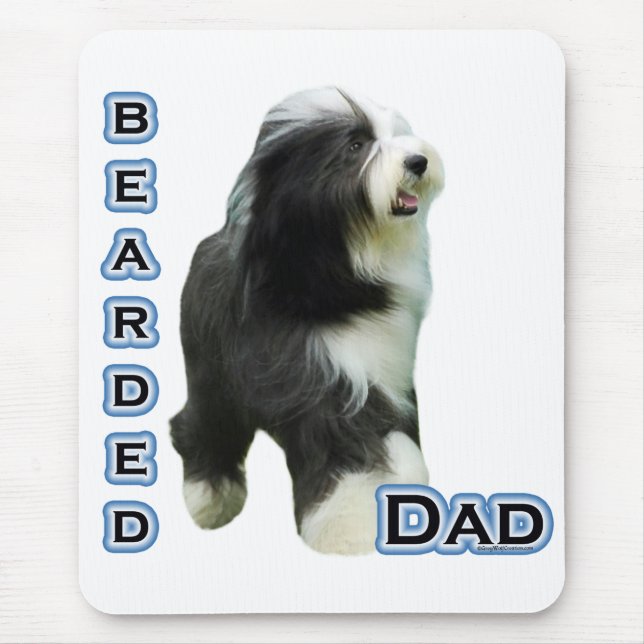 Bearded Collie Dad 4 Mouse Pad (Front)