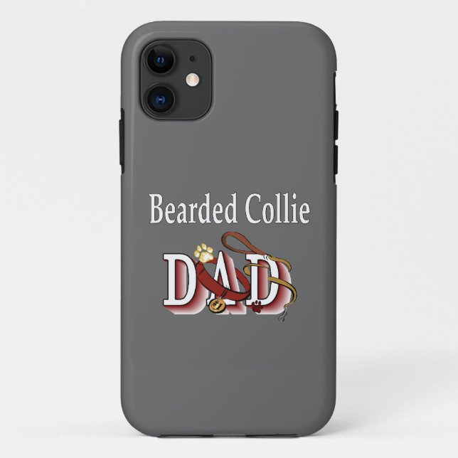 Bearded Collie Dad Case-Mate iPhone Case (Back)