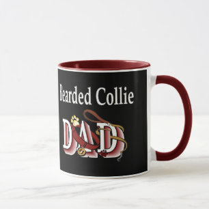 Bearded Collie Dad Gifts Mug
